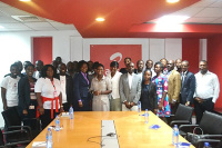 The Airtel team with the police service