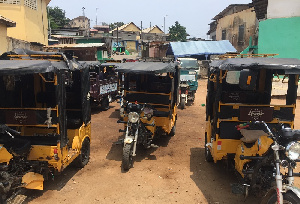 Tricycle Riders Cape Coast