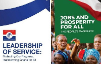 Covers of the manifestos of the NPP and NDC