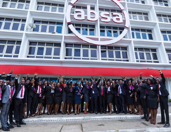 Some staff of Absa Ghana