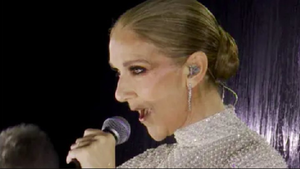 Celine Dion performed on the first level of the Eiffel Tower