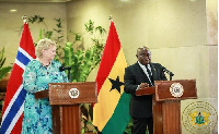 Norwegian Prime Minister, Erna Solberg, and President Akufo-Addo