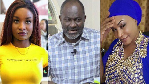 A file photo of Kennedy Agyapong, his baby mama  and daughter