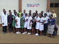 Officials from PRCGA in a group photo with officials from Catholic Hospital, Battor