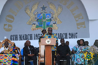 President Akufo-Addo was speaking at the National Farmer's Day celebration in Ho