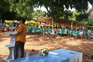 NCCE took the students through steps on how to play the Constitution Game Board