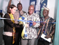 The sod cutting ceremony for the centre