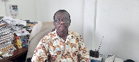 Manager of the HPC, Dr. John Owusu Banahene