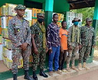 The agricultural and musical items were being smuggled into Togo