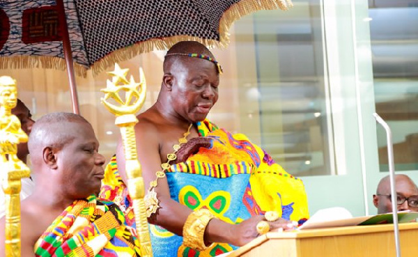 Otumfuo Osei Tutu II is King of the Ashanti Kingdom