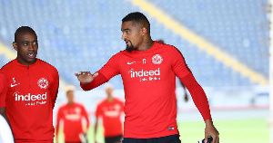 Prince Boateng Frankfurt Training