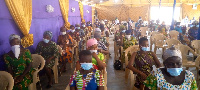 Some Ghanaians at church - File photo