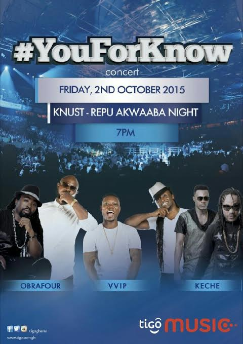 Artiste for  Tigo #YouForknow Concert