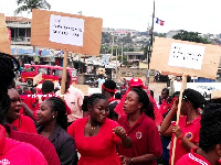 ECG workers protest against privatisation