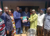 Mr. Tanko Musah has donated campaign materials and furniture to the NDC in Kumbungu