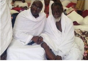 Dr Bawumia with National Chief Imam during last year's pilgrimage