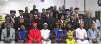 The newly ordained Ministers with Lecturers of the Great Harvest Bible College