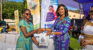 Mrs. Adade-Prempeh addressed challenges such as limited access to sanitary products