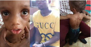 Wisdom Godwin sujected his 4-year-old stepson to severe beatings