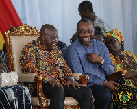 President Nana Addo Dankwa Akufo-Addo with  Dr Matthew Opoku Prempeh