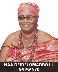 Naa Deidei Omaadro III, Paramount Queen of the Ga State