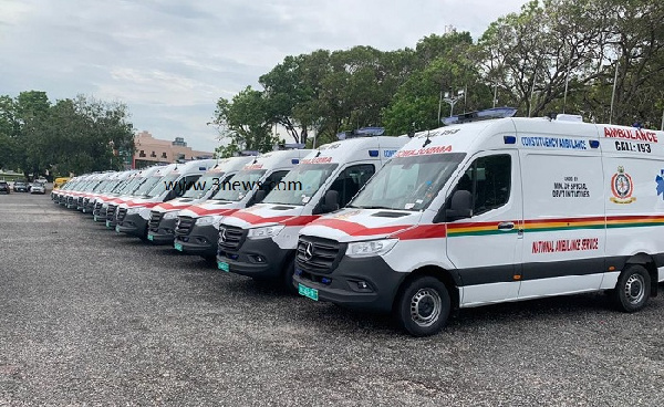 The parked ambulances has generated a public uproar when hospitals lack the amenity