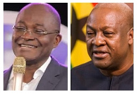 Kennedy Agyapong, Assin Central MP and former president John Dramani Mahama