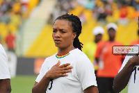 Black Queens defender Linda Eshun