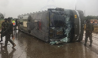 It is not yet known the extent of injury suffered by the occupants of the bus