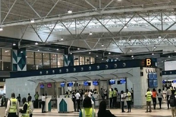 A cross section of the Kotoka International Airport