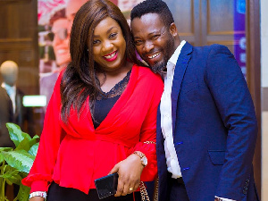 Adjetey Anang and wife, Elom