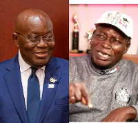 President Nana Addo Dankwa Akufo-Addo (left), Rambo (right)