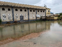 A flooded community