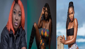 [L-R]: Eno Barony, Sista Afia, Freda Rhymz