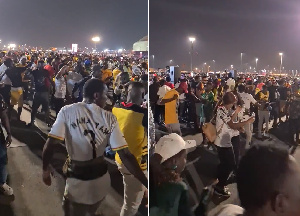 Fans Dance In Qatar To Celebrate Uruguay Exit.png