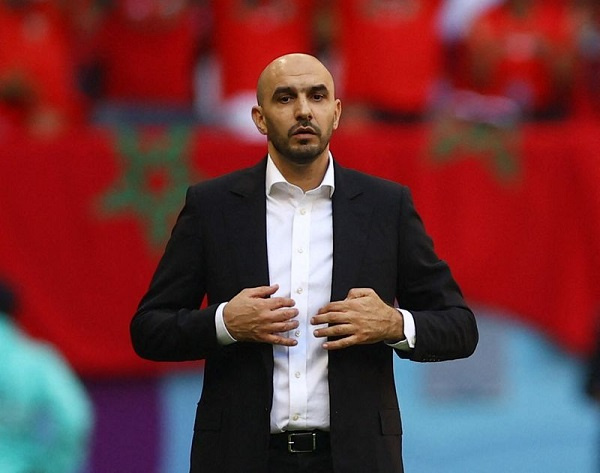 Morocco head coach, Walid Regragui