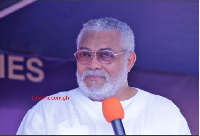 Former President Flt Lt Jerry John Rawlings