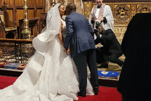 Rita Dominic and husband, Fidelis Anosike