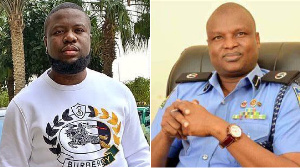 FBI records say Hushpuppi (left) bribe Abba Kyari, wey bi top police officer