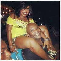 Afia Schwarzenegger with her ex-husband