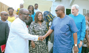 John Dramani Mahama at a meeting with the GCT and EMIs Chamber in Accra