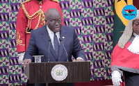 President Nana Addo Dankwa Akufo-Addo delivering the 2018 State of the Nation Address