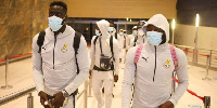 The Black Stars have arrived in Johannesburg for the Cup of Nations qualifier