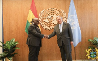 President Akufo-Addo and UN Secretary-General, Ant