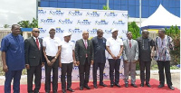 Founder of Serene Insurance, Eric Seddy Kutortse together with other dignitaries