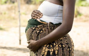 Pregnant Woman African