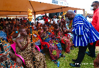 Vice President Bawumia is on a two-day tour of the Western Region