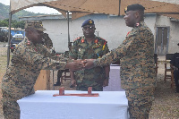 Col William Nii Nortey taking-over as the Command of Operation Vanguard