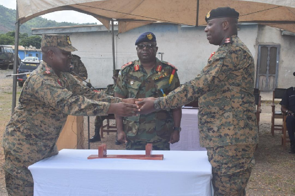 Col William Nii Nortey taking-over as the Command of Operation Vanguard