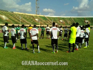 Black Stars training